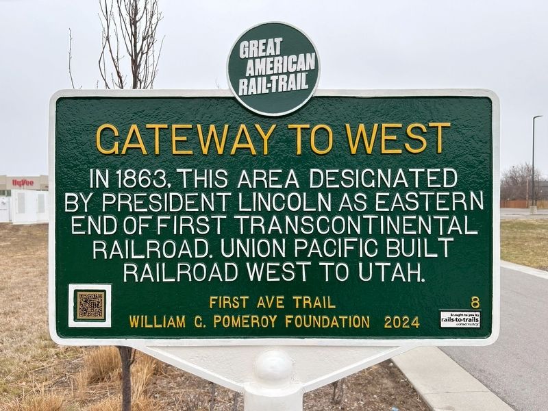 Gateway to West Marker. Click for full size. Gateway to West Marker image. Click for full size.