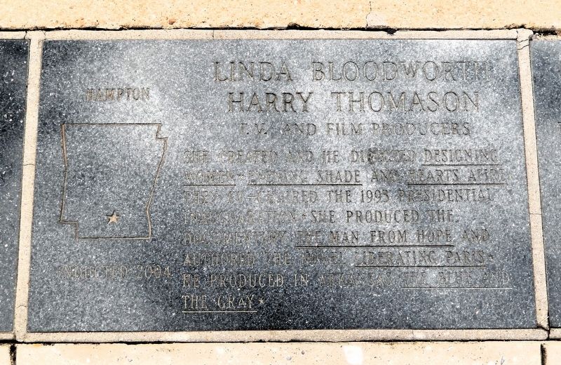 Linda Bloodworth & Harry Thomason Marker image. Click for full size.