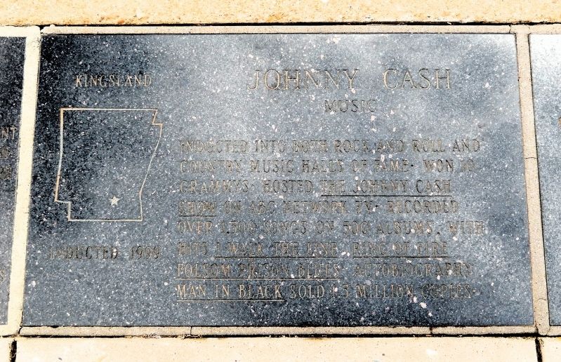 Johnny Cash Marker image. Click for full size.