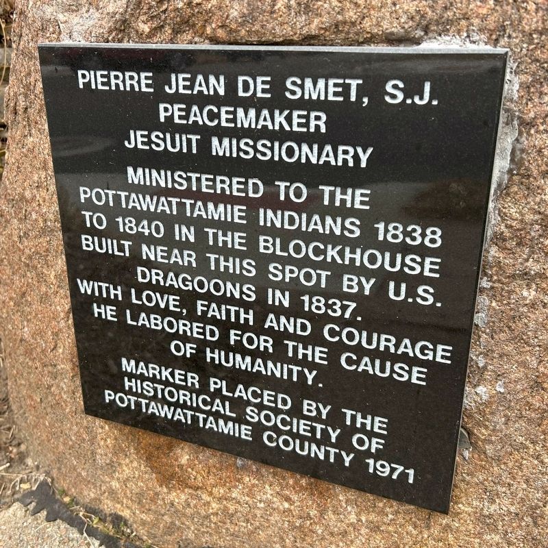 Pierre Jean De Smet, S.J. Marker image. Click for full size.