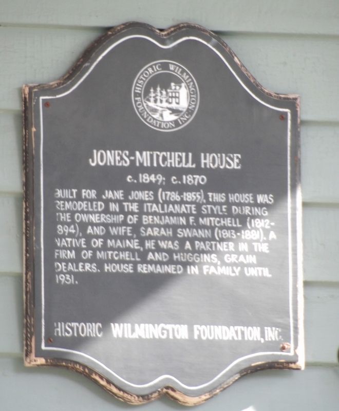 Jones-Mitchell House Marker image. Click for full size.