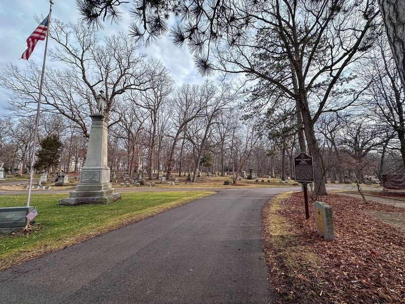 Revolutionary War Patriot Marker<br> Forest Hill Cemetery image. Click for full size.