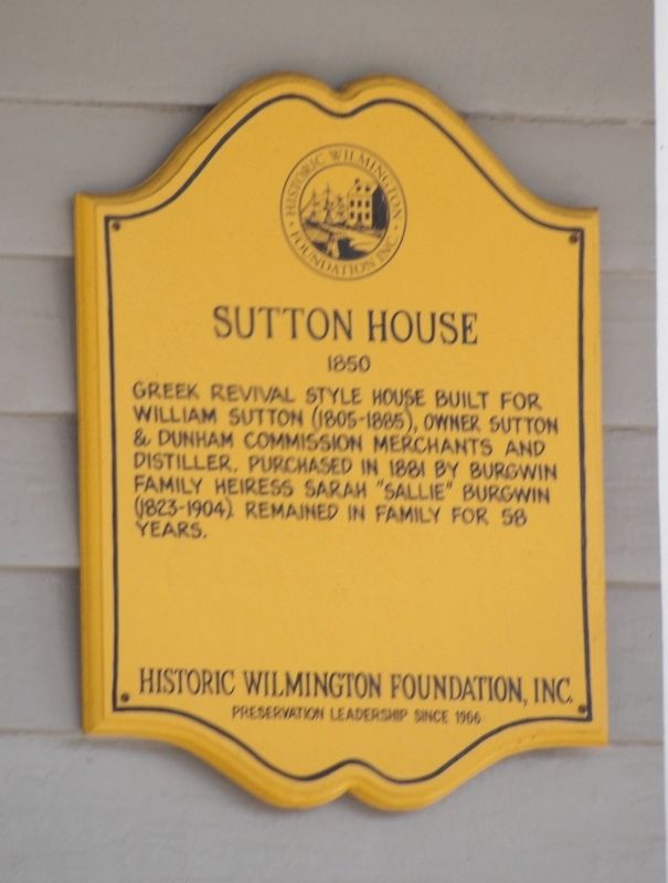 Sutton House Marker. Click for full size. Sutton House Marker image. Click for full size.