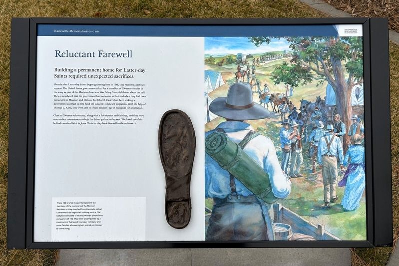 Reluctant Farewell Marker. Click for full size. Reluctant Farewell Marker image. Click for full size.