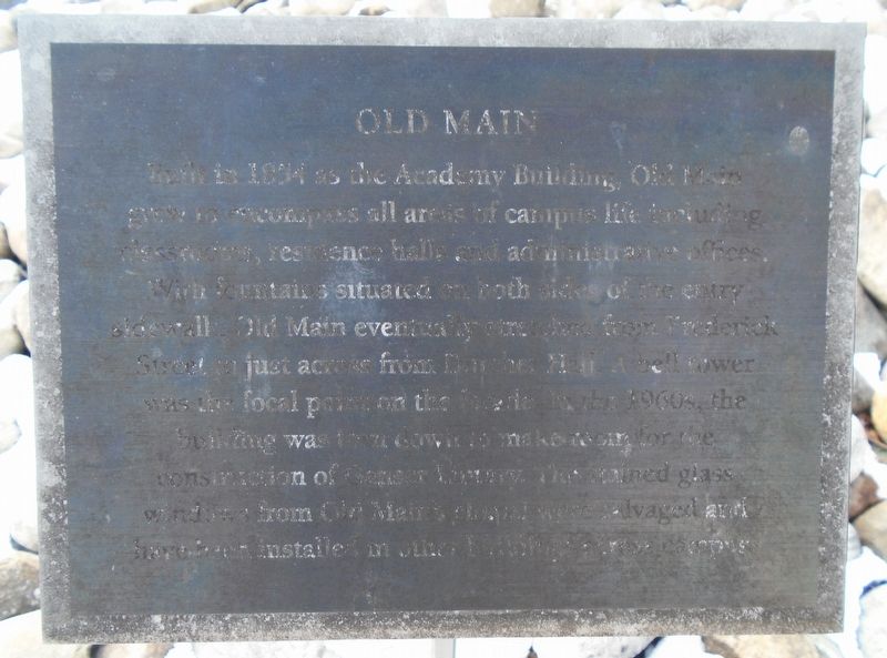 Old Main Marker image. Click for full size.