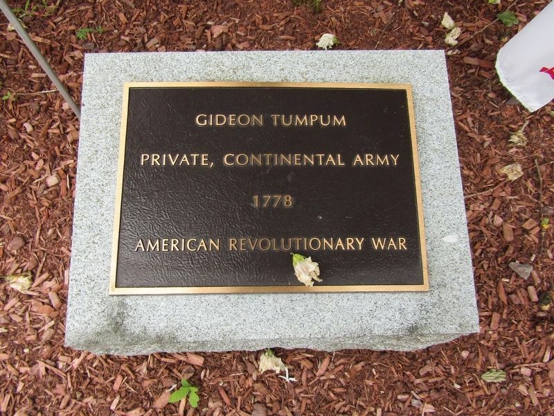 Gideon Tumpum Marker. Click for full size. Gideon Tumpum Marker image. Click for full size.