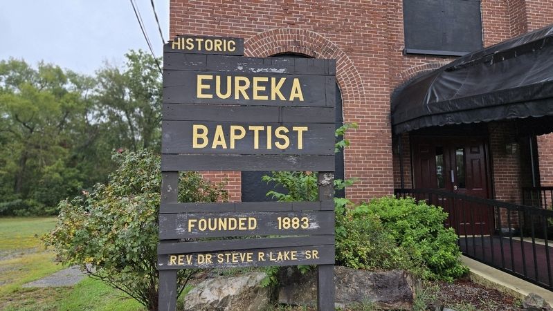 Eureka Missionary Baptist Church Sign image. Click for full size.
