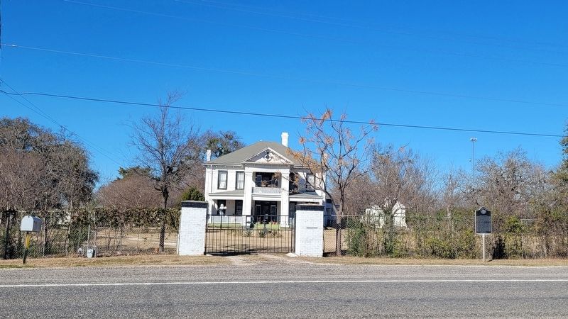 The view of the Carver Homestead and Marker from across the street image. Click for full size.