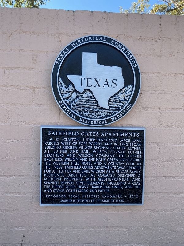 Fairfield Gates Apartments Marker image. Click for full size.