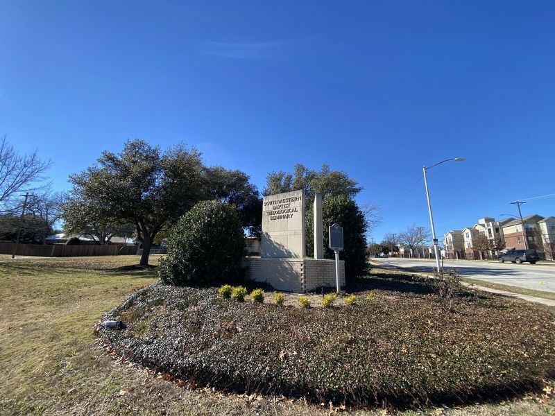 Southwestern Baptist Theological Seminary Marker. Click for full size. Southwestern Baptist Theological Seminary Marker image. Click for full size.
