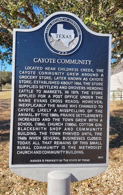 Cayote Community Marker image. Click for full size.