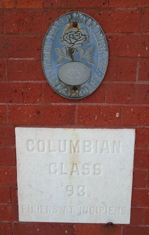 Biemesderfer Center [Old Library] Preservation Marker image. Click for full size.