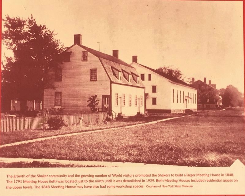 Meeting House (1848) Marker Detail image. Click for full size.