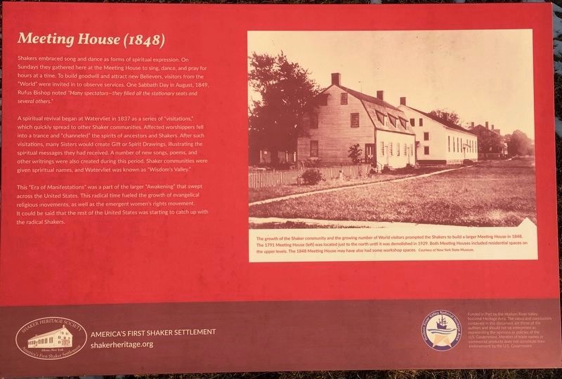 Meeting House (1848) Marker image. Click for full size.