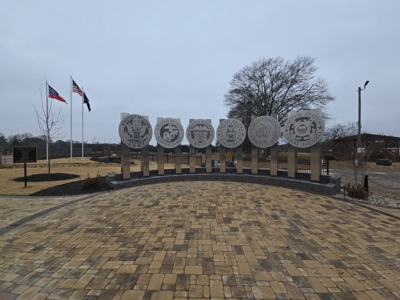 Locust Grove Veterans Memorial. Click for full size. Locust Grove Veterans Memorial image. Click for full size.