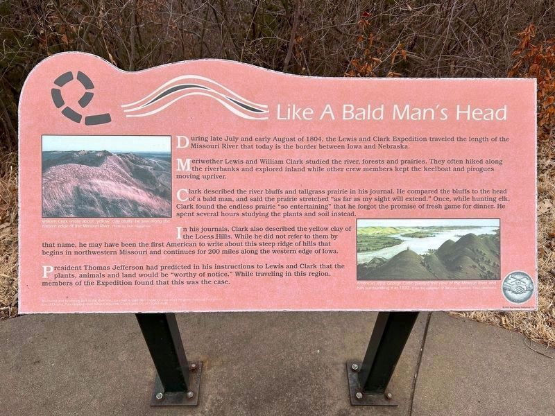 Like A Bald Man�s Head Marker image. Click for full size.