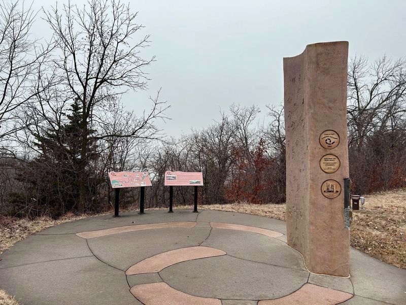 Like A Bald Man�s Head Marker image. Click for full size.