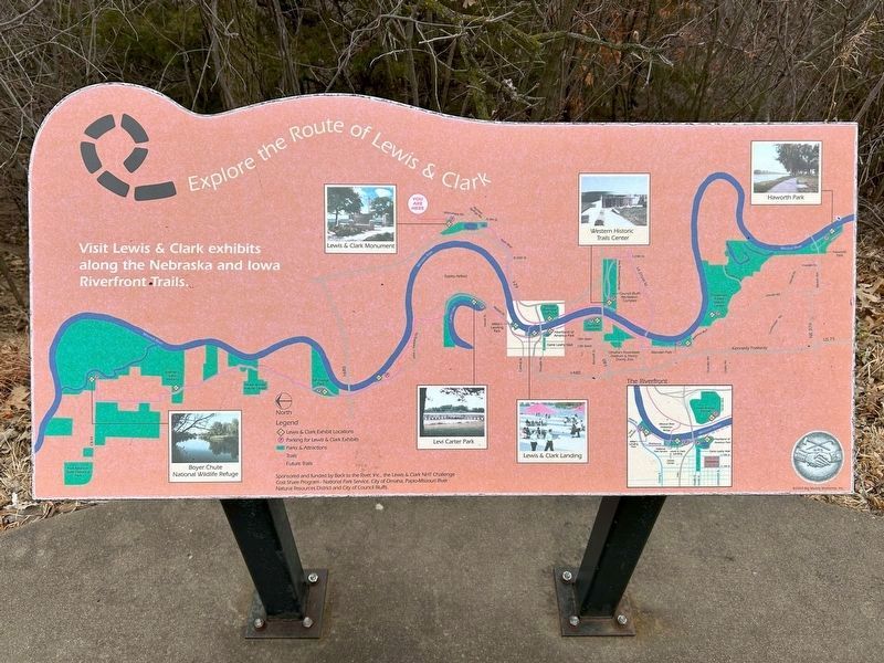 Explore the Route of Lewis & Clark Marker image. Click for full size.