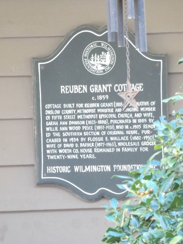 Reuben Grant Cottage Marker. Click for full size. Reuben Grant Cottage Marker image. Click for full size.