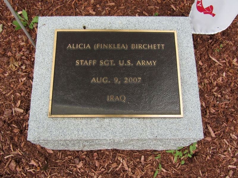 Alicia (Finklea) Birchett Marker. Click for full size. Alicia (Finklea) Birchett Marker image. Click for full size.