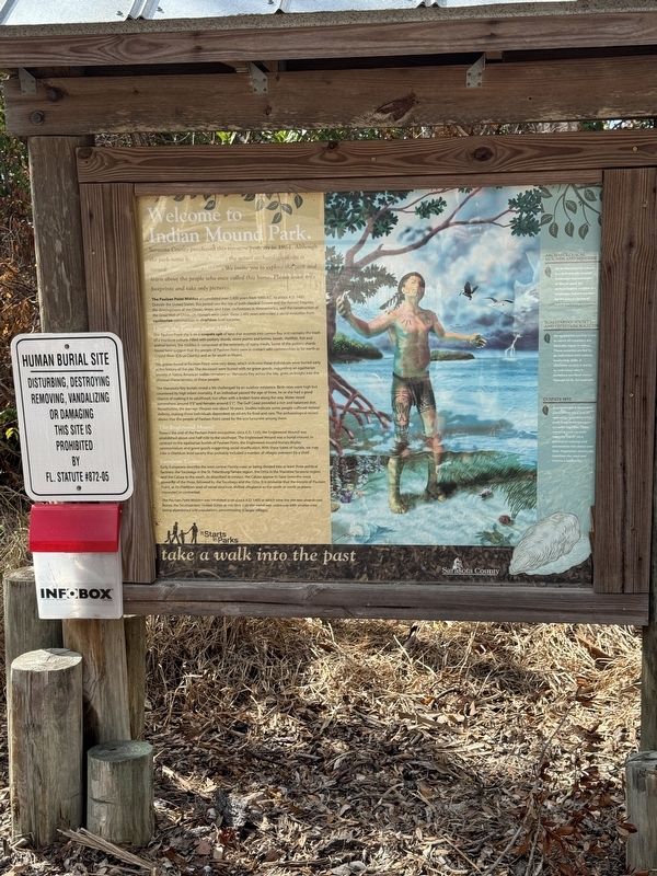 Indian Mound Park Marker image. Click for full size.