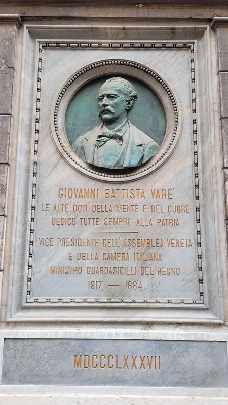 Giovanni Battista Var� Marker image. Click for full size.