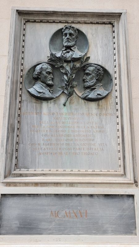 Attilio Emilio Bandiera - Domenico Moro Marker image. Click for full size.