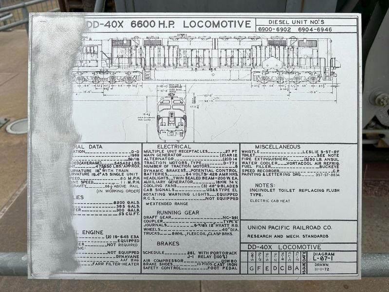 The Centennial Specifications Marker. Click for full size. The Centennial Specifications Marker image. Click for full size.