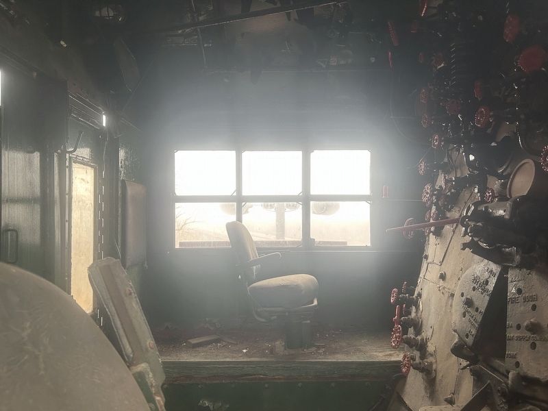 Inside the Cab of the Big Boy image. Click for full size.