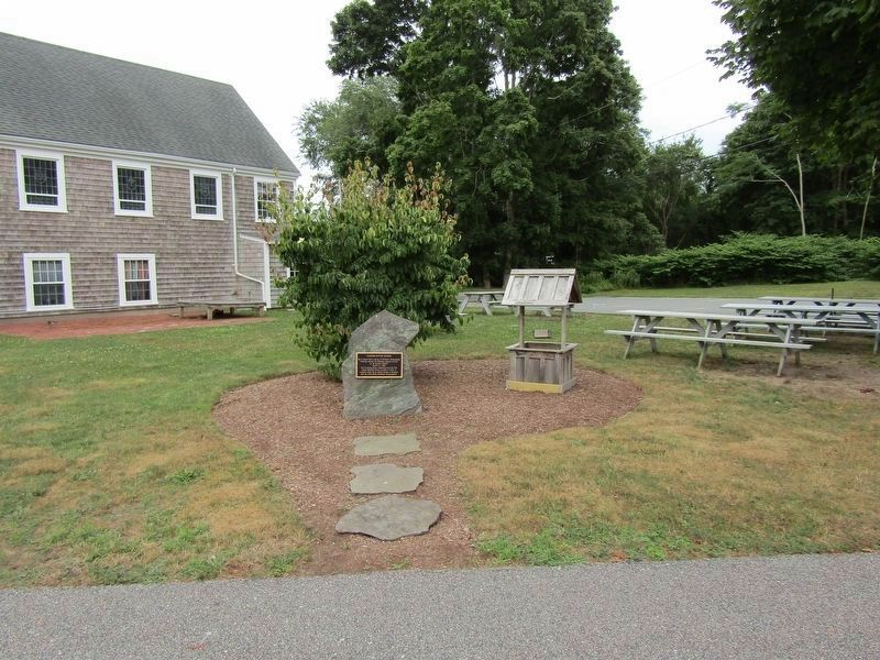Mashpee Baptist Church Marker. Click for full size. Mashpee Baptist Church Marker image. Click for full size.