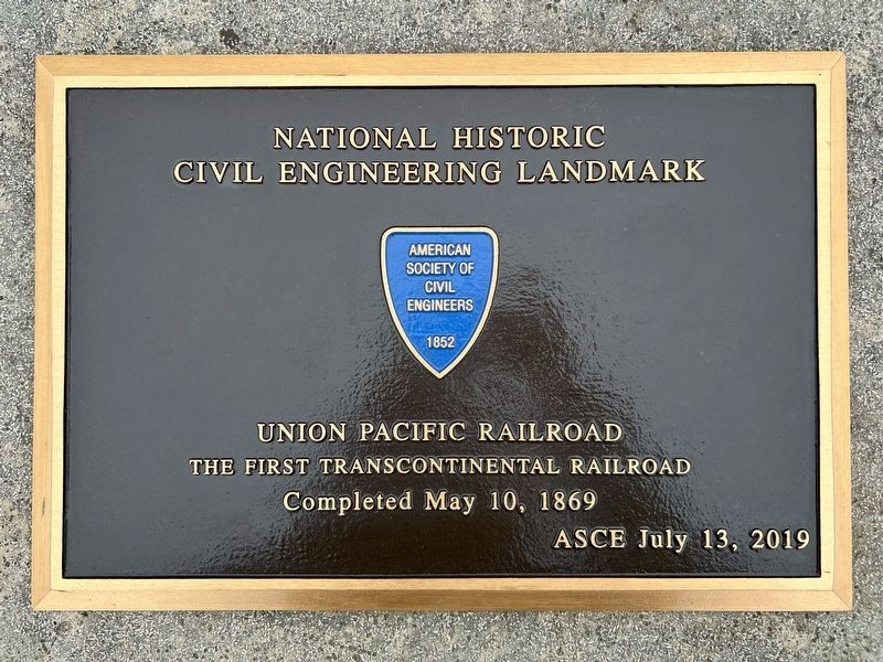 Union Pacific Railroad Marker image. Click for full size.