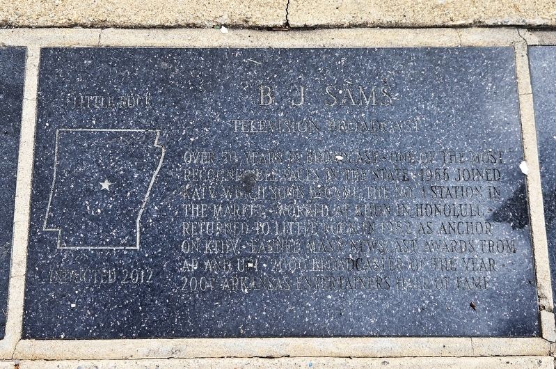 B. J. Sams Marker image. Click for full size.