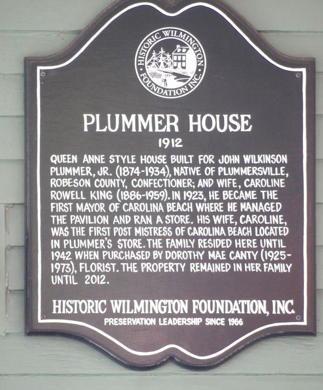 Plummer House Marker image. Click for full size.