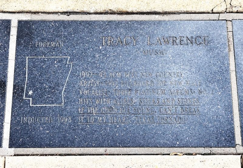 Tracy Lawrence Marker image. Click for full size.
