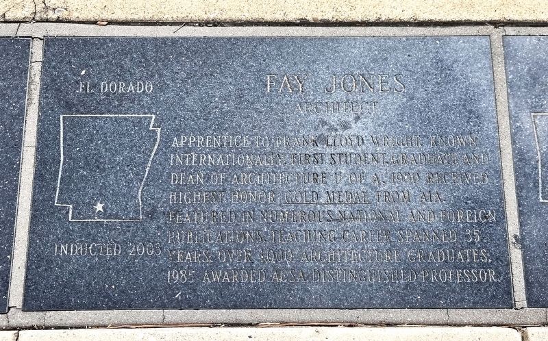 Fay Jones Marker image. Click for full size.