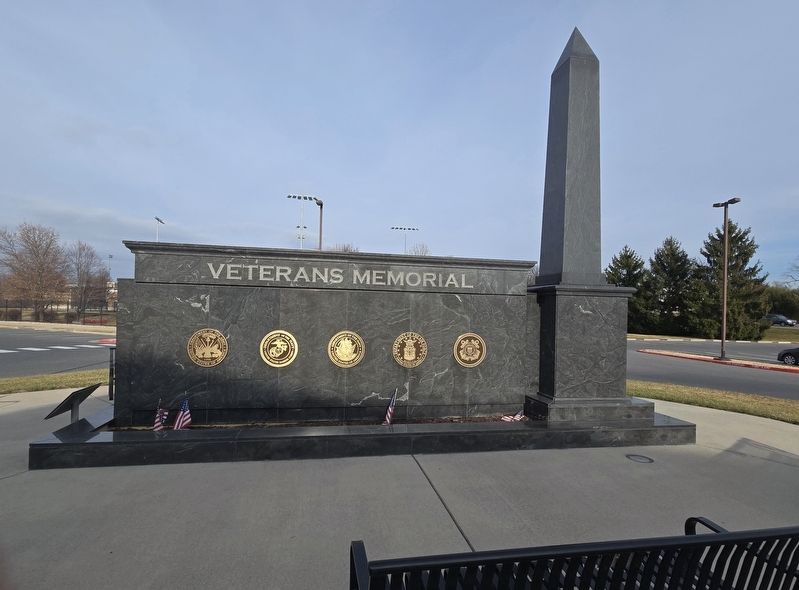 Veterans Memorial, west side image. Click for full size.