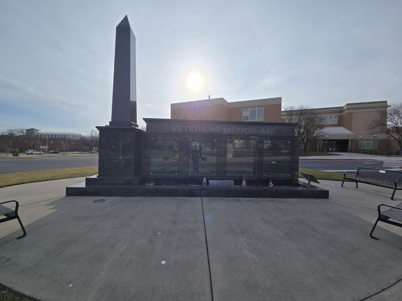 Veterans Memorial, north side image. Click for full size.