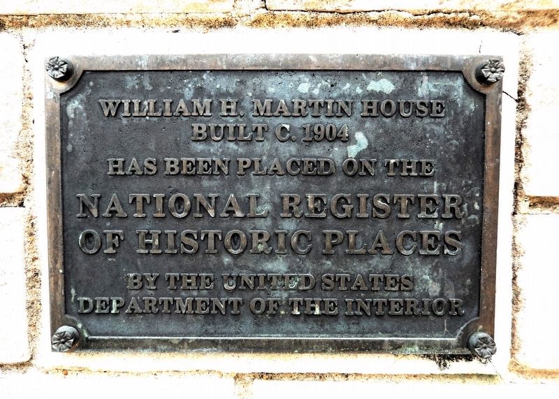 William H. Martin House Marker image. Click for full size.