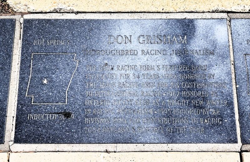 Don Grisham Marker image. Click for full size.