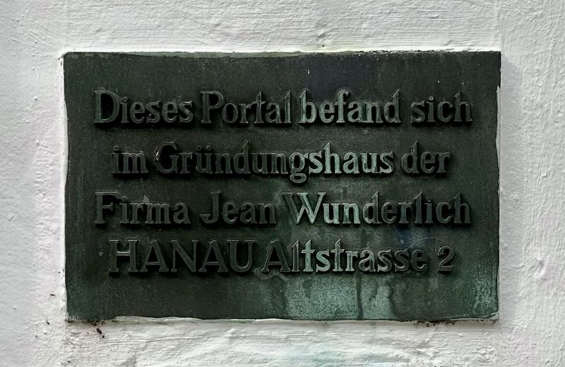 Firma Jean Wunderlich Marker image. Click for full size.