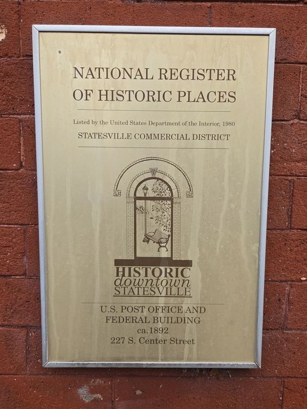 U.S. Post Office and Federal Building Marker image. Click for full size.