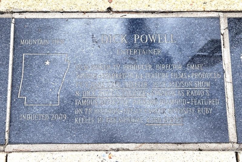 Dick Powell Marker image. Click for full size.
