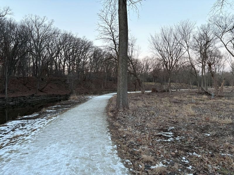 Moraine at Fullersburg Wood Forest Preserve. Click for full size. Moraine at Fullersburg Wood Forest Preserve image. Click for full size.
