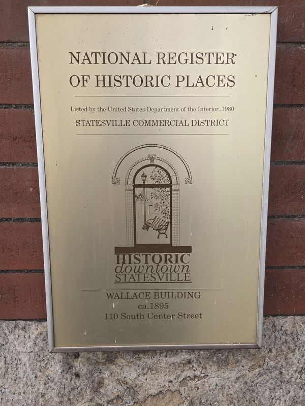 Wallace Building Marker image. Click for full size.