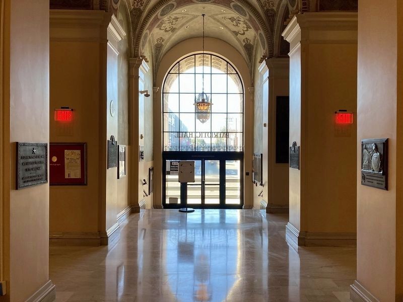 Plaques in Lobby. Click for full size. Plaques in Lobby image. Click for full size.