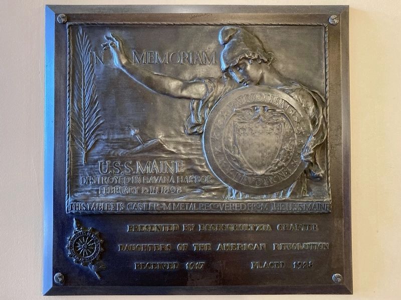 USS Maine Memorial. Click for full size. USS Maine Memorial image. Click for full size.
