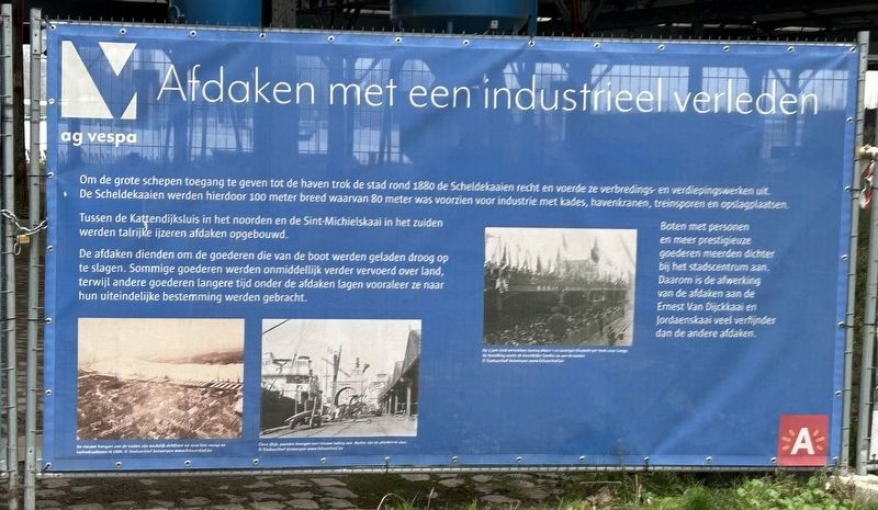 Afdaken met een industrieel verle den Marker. Click for full size. Afdaken met een industrieel verle den Marker image. Click for full size.
