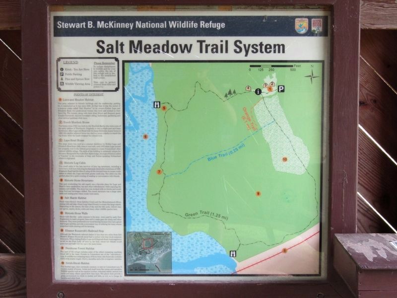 Salt Meadow Trail System Map image. Click for full size.