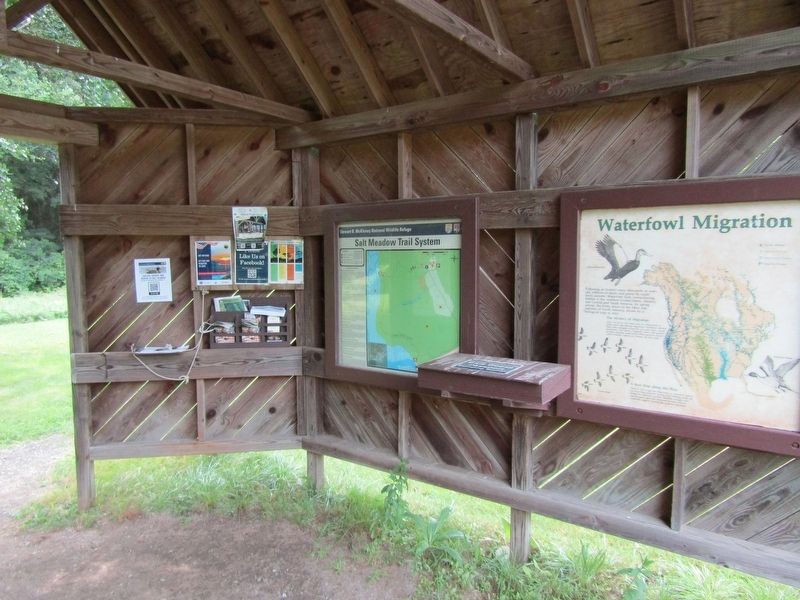 Salt Meadow Trail System Map image. Click for full size.