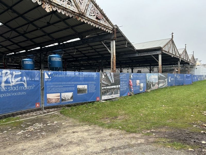 Afdaken met een industrieel verle den Marker. Click for full size. Afdaken met een industrieel verle den Marker image. Click for full size.
